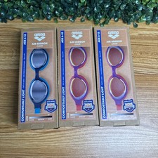 LOT OF 3 BRAND NEW Arena AIR MIRROR JUNIOR Swimming Goggles
