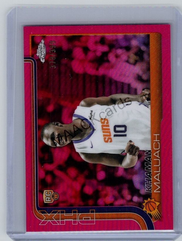 2025-26 Topps Chrome - Khaman Maluach #260 (RC) Magenta Refractor /399