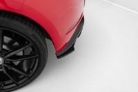 Heckansatz Diffusor + Flaps Passend FüR VW Golf 7 R FL Schwarz-Rot