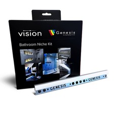 Genesis 300mm Niche Kit Bathroom Lighting Tile Trim