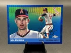 2025 Topps Chrome Platinum #398 Nolan Ryan Blue Prism Refractor Parallel