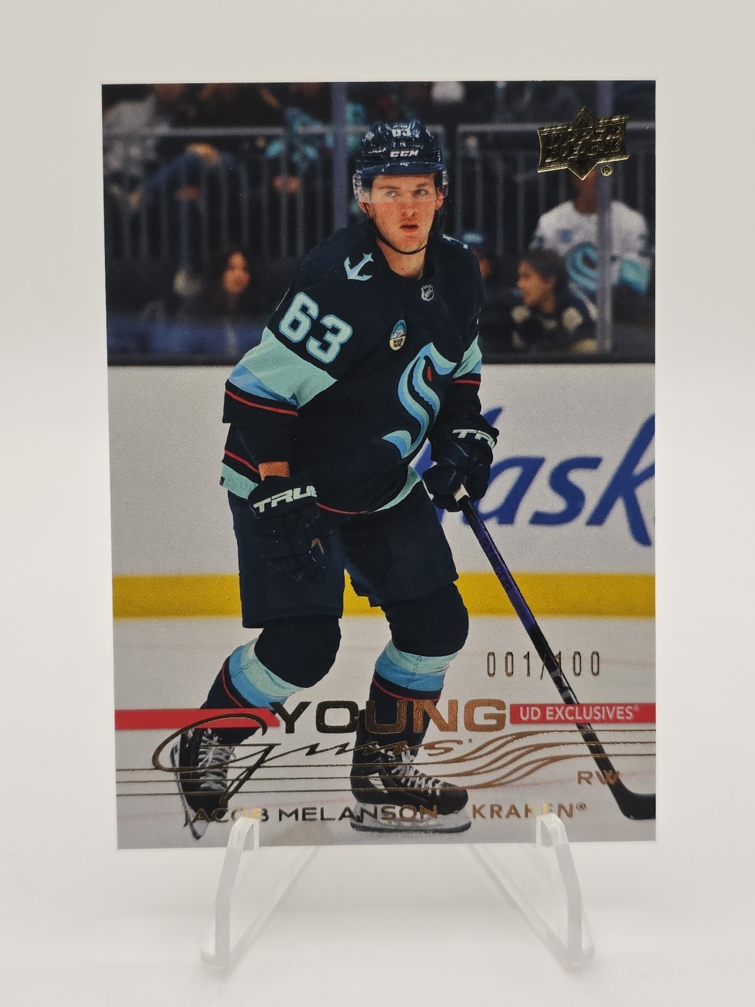 2025-26 Upper Deck Series 1 - Young Guns Jacob Melanson #230 Exclusives 001/100