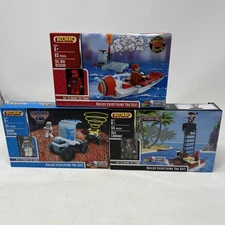 BLOKKO Lot - Sonar Station, Pirates, Fire Dept, Compatible With Other Brands
