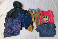 Lot Of 6 - Boys Clothes Size 8 Pants, Shorts, Short  Long Sleeve Tops  Jacket