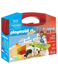 Playmobil 5653 Carrying Case Small "Vet" - Brand New & Sealed