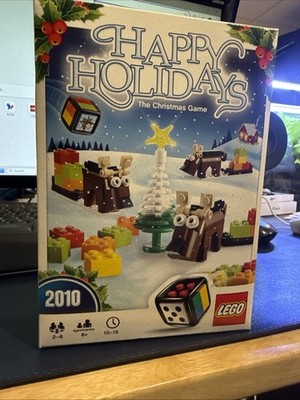 Lego Happy Holidays Christmas Game 2010 Employee Exclusive - New Sealed