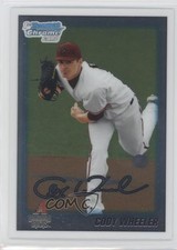 2010 Bowman Draft Chrome Draft Picks Cody Wheeler #BDPP35 5sb