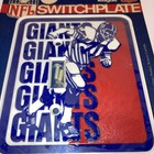 New York Giants NFL Properties Light Switchplate 1973 Vintage New On Card — photo 4