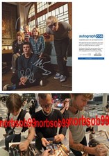 CAGE THE ELEPHANT SIGNED 8x10 PHOTO C MATT SHULTZ +3 w/EXACT PROOF AUTOGRAPH COA