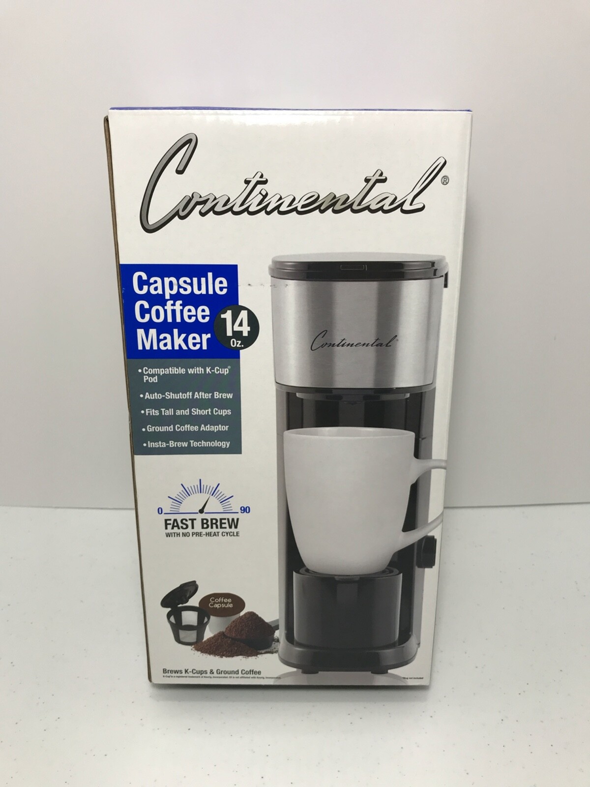 Continental Electric 14oz. Capsule Coffee Maker