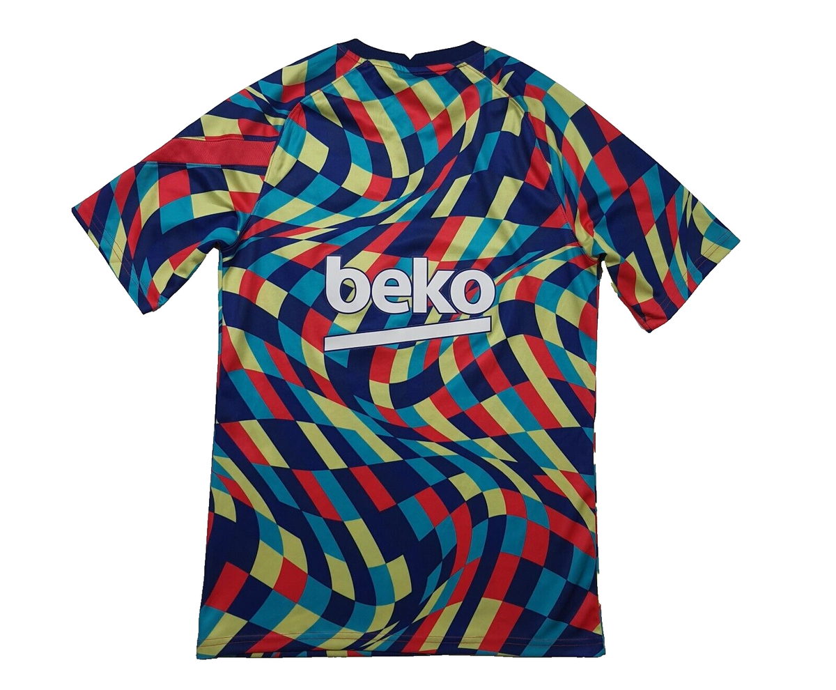 Nike FC Barcelona Jersey Men's rakuten Multi Splash Color Nike FC Barcelona Jersey Men's rakuten Multi Splash Color