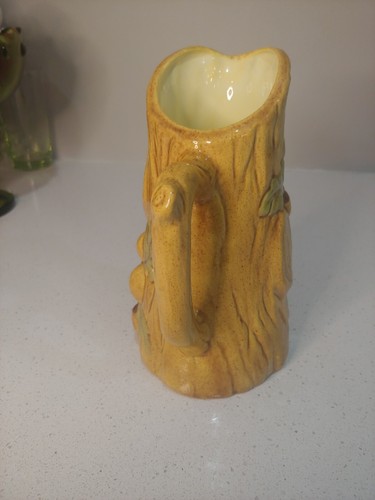 Hand Painted Glazed MCM Ceramic Mushroom groovy Sugar Creamer vtg 1976 Signed - Picture 14 of 20