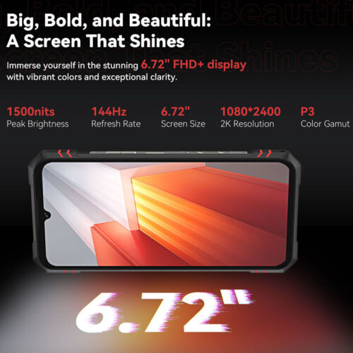 Smartphone 5G Cubot Star 2 Resistente Android 14 Exterior Móvil Impermeable Desbloqueado - Imagen 6 de 12