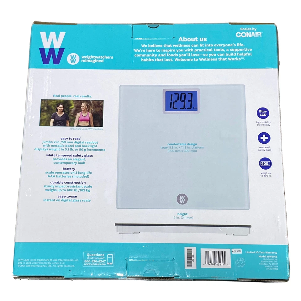 Weight Watchers Super Large High Visibility Blue LCD Display w Backlight A093 🔥 - Image 3 of 4