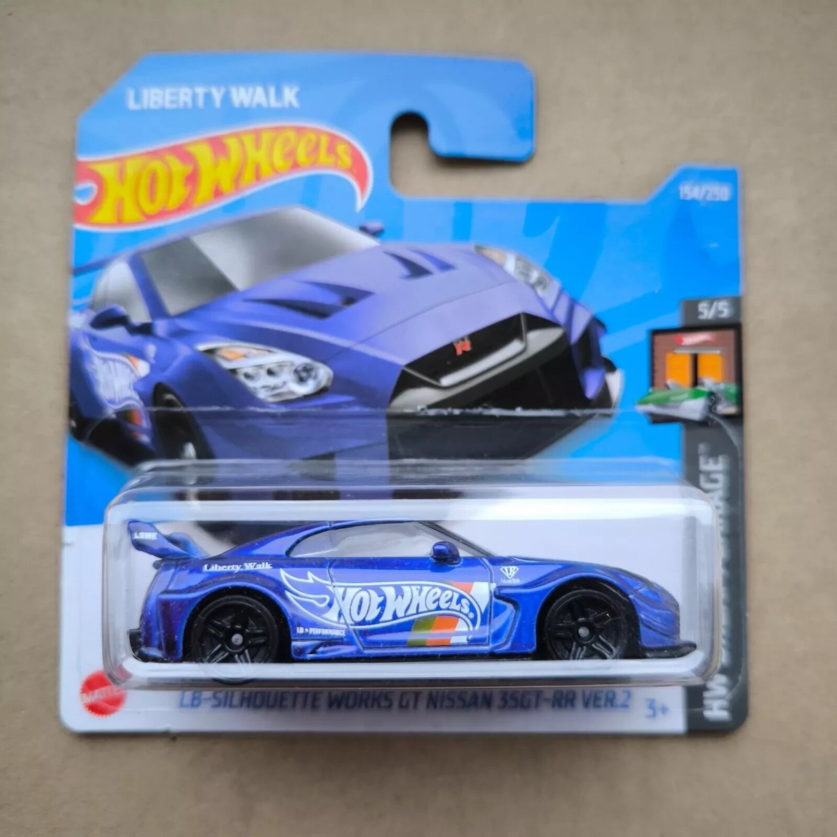 Hot Wheels SHORT CARD 2022 HW LB-SILHOUETTE WORKS GT NISSAN 35GT