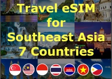 Southeast Asia (7) Travel SIM eSIM | 1-5GB 7-30 Days | Data Roaming On-the-Go