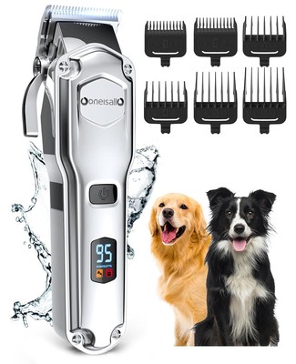 Dog Trimmer Cutting Kit Multi Groomer Clipper Pet Shaver Low Noise Waterproof