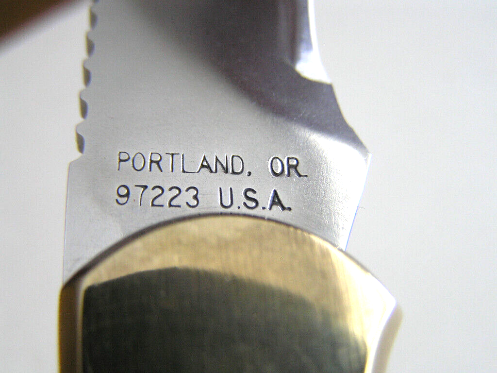 Gerber Magnum Folding Hunter Lockback Hunting Knife MINTY eBay