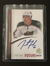 2010-11 SP Authentic Justin Falk  Future Watch RC FWA #/999