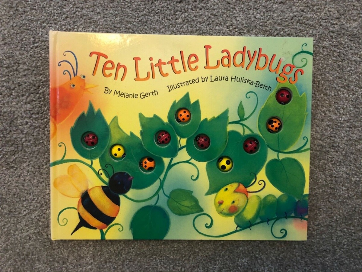 Ten Little Ladybugs by Melanie Gerth 3D Touch (2000, Hardcover
