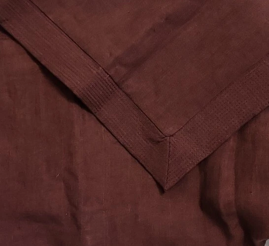 Hotel Collection 100% Lino STANDARD SHAM 20x28 Borgoña Rojo Oscuro Foto 4 de 4