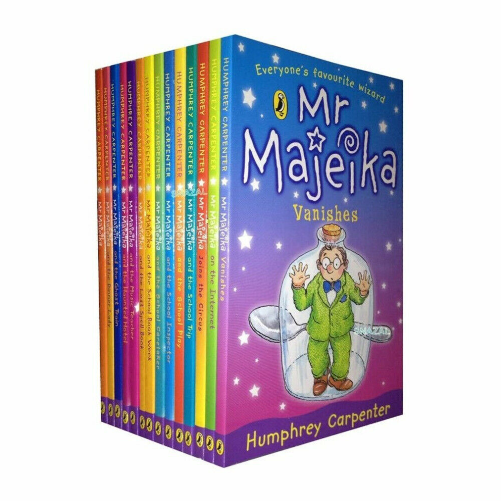 Mr Majeika Collection 14 Books Set by Humphrey Carpenter School Caretaker