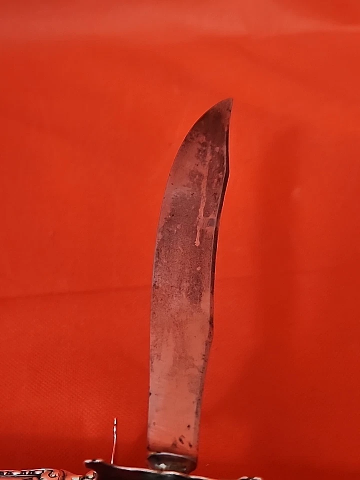 Cuchillo para tallar asado y afilar de plata esterlina Wellington by Alvin elegante bonito Foto 4 de 4