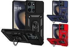 For Motorola Edge 2025 XT2519V Camera Push Stand Hybrid Case Phone Cover