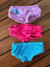 American Girl Doll set of 3 panties