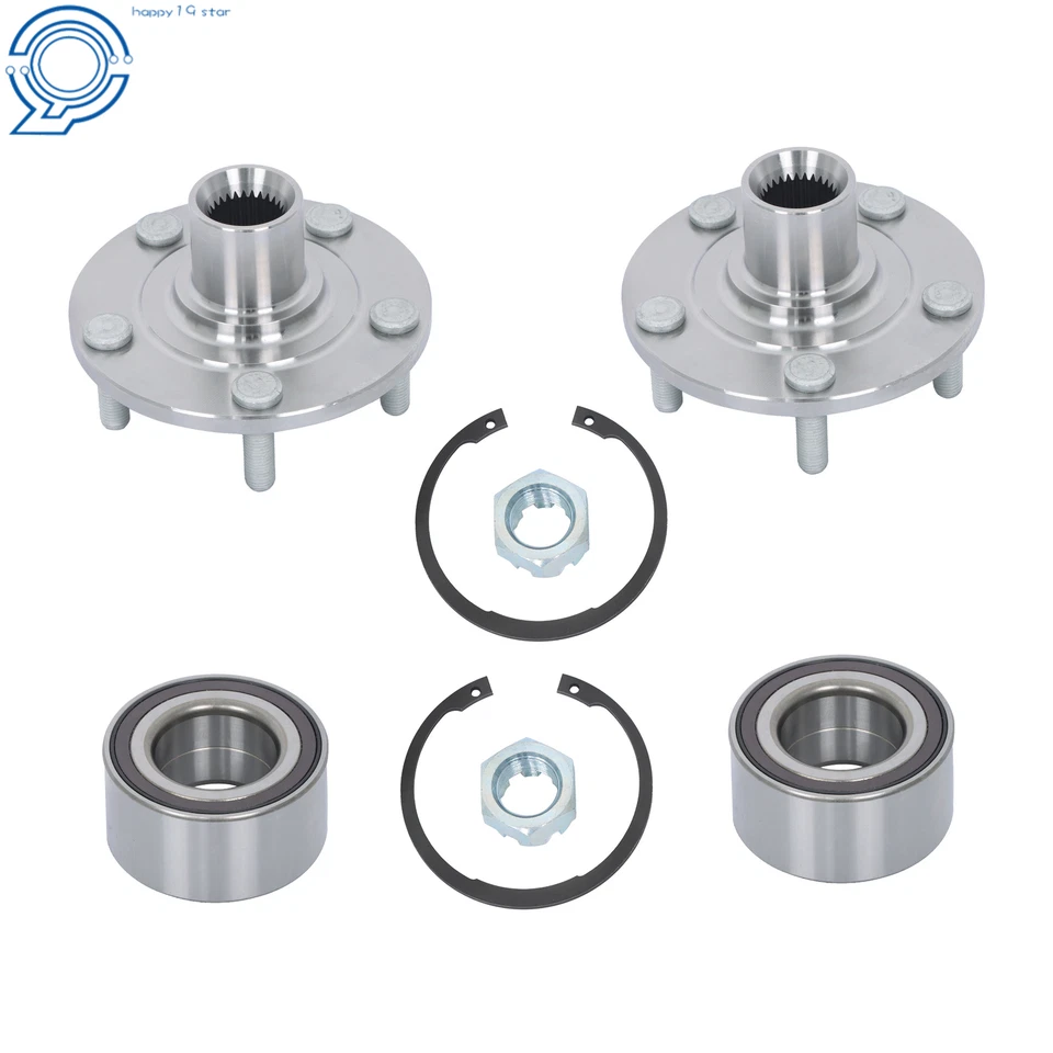 Conjunto de buje de cojinete de rueda delantera apto para Mitsubishi Outlander Sport 2011-2018 Foto 2 de 4