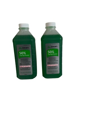 2 Pack Swan 50% Isopropyl Alcohol Wintergreen Liquid Bottle Antiseptic 16 fl oz