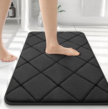 30" x 20" Memory Foam Bath Mat for Bathroom Floor