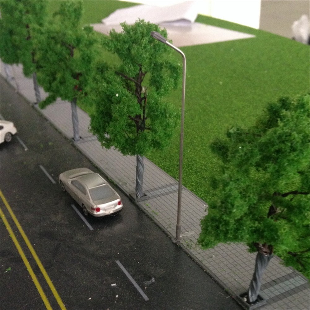 High quality Steel Street Lights for Railway & Building Layout Pack of