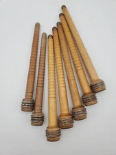 Antique Solid Maple Thread/Yarn Spools (7 total)