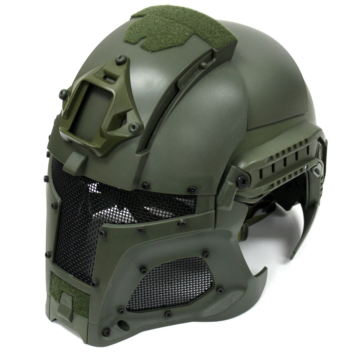 Interstellar Space Battle Trooper Full Face Airsoft Helmet OD