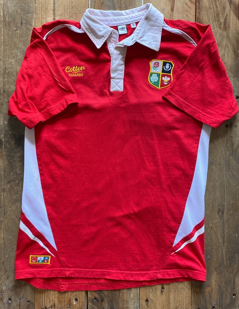 Cotton Lions Rugby Top Cotton Traders British Lions Rugby Shirt
