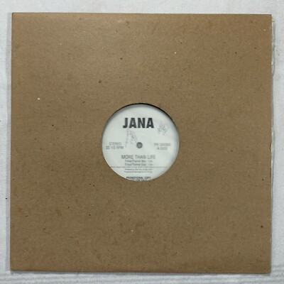 JANA More Than Life  2000 Promo Maxi-Single Curb Records PR 300365 - VG+