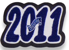 Class Of 2020 2021 2022 2023 2024 Letter Jacket 3 Number Patch 3 Colors Ebay