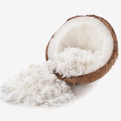 Organic Shredded DESICCATED Coconut Ceylon (Unsweetened, Scrapped) 400g