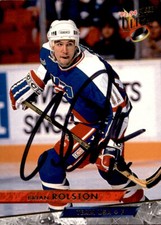 Brian Rolston Signed Auto 1993-94 Fleer Ultra card Team USA