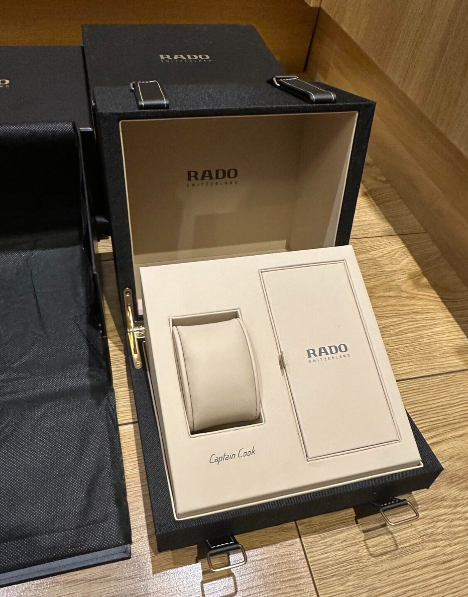 Genuine Original Rado Captain Cook Watch Box Case Complete Set