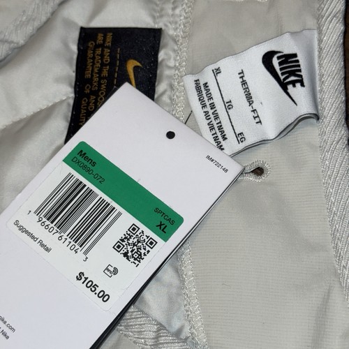 Nike Sports Insulated Therma Fit Button Up Military Vest Bone DX0890-072 Sz XL - Picture 8 of 16