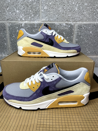 Nike Air Max 90 NRG Shoes Court Purple Lemon Drop DC6083-500 Men's Size 8 195242390337 | eBay