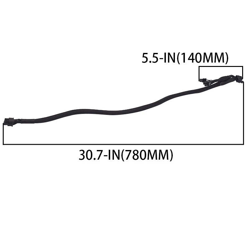 Genuine Corsair Modular 8Pin to PCIe Dual 8Pin Power Cable 34-0 00412 Type4 - Image 4 of 4