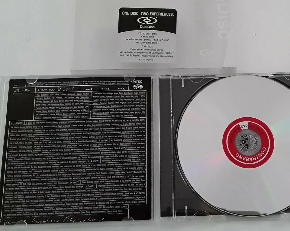 Velvet Revolver RCA Records Contraband DualDisc High Resolution Audio/Video - Image 3 of 4