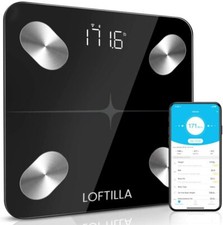 LOFTILLA Smart Weight Scale with Body Fat, Digital Scale with WiFi and Bluetooth
