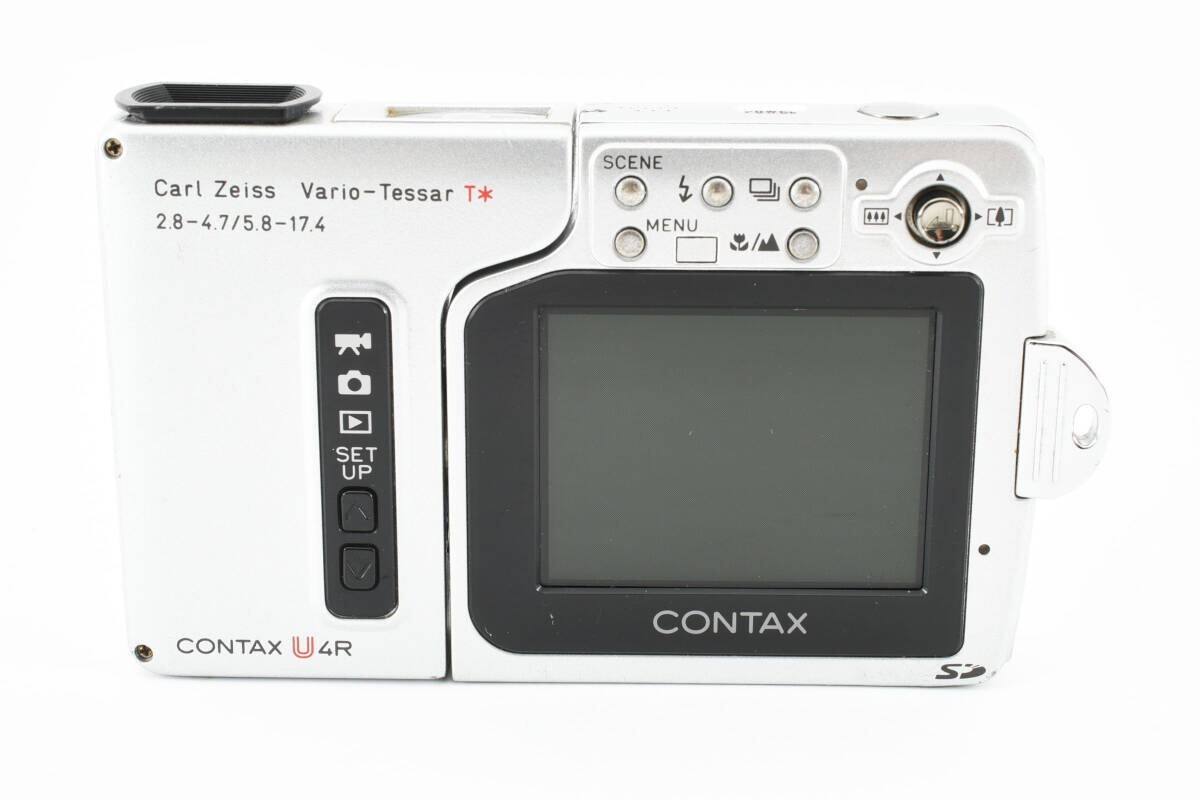 Contax U4R Black Compact Digital Camera Carl Zeiss Tessar T Contax U4R Black Compact Digital Camera Carl Zeiss Tessar T