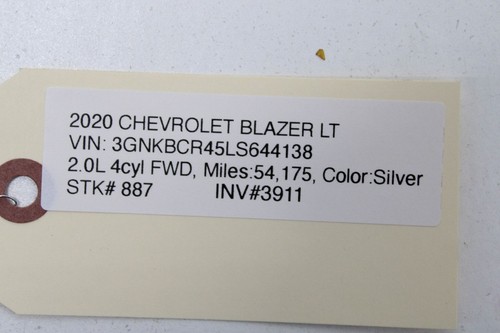 2019-2024 CHEVROLET BLAZER TRUNK CARGO COMPARTMENT TIE DOWN HOOK SET OF 2 OEM - Picture 5 of 5