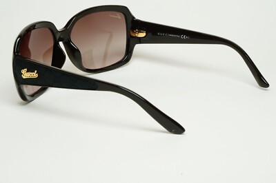 Gucci Sunglasses 2009 Vintage Leather Brown Black Square GG 3622/F