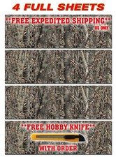 4 Camo Decals Made From 3m Wrap Vinyl 48x15 Truck Camo Tree Print Camouflage